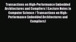 [PDF] Transactions on High-Performance Embedded Architectures and Compilers I (Lecture Notes