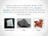 Mining in India, Minerals in India