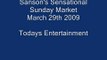 Sansons Sensational Sunday Market entertainment March 29 2009