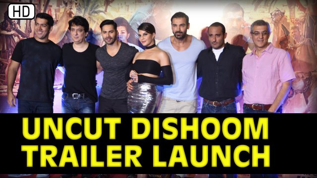 UNCUT | Dishoom | Trailer Launch | John Abraham, Varun Dhawan, Jacqueline Fernandez & Akshaye Khanna