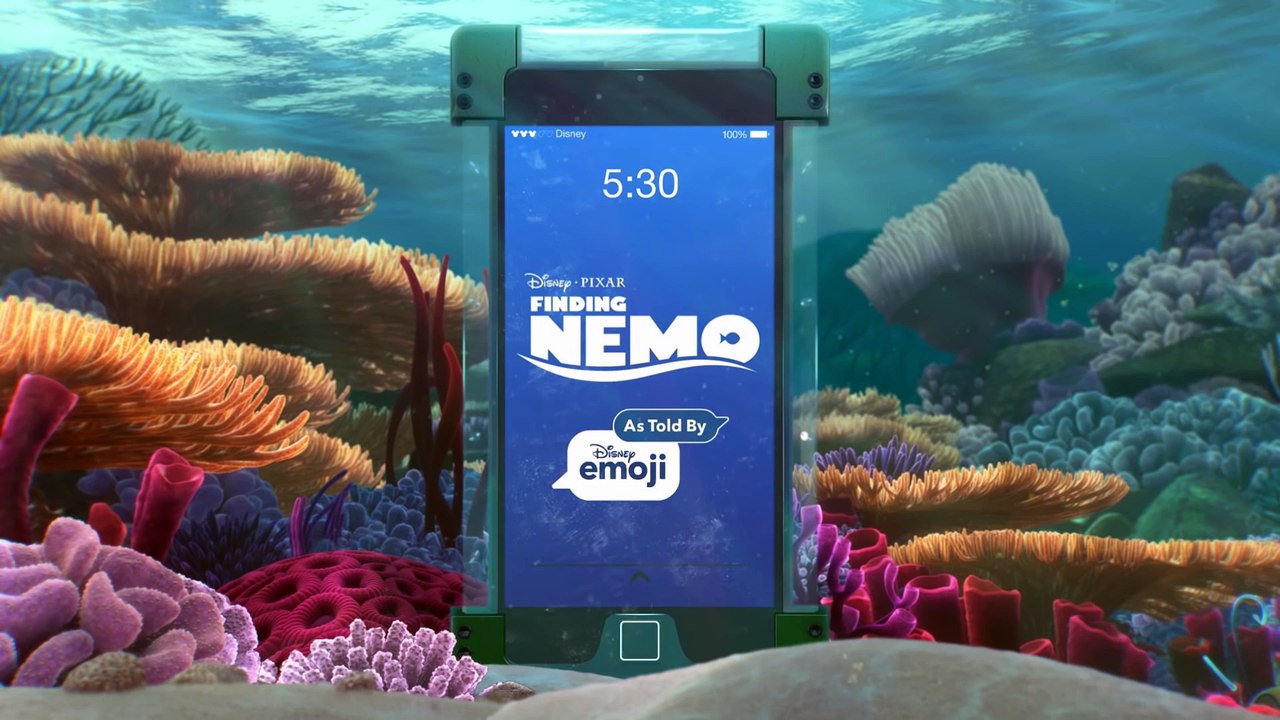 Finding Nemo as told by Emoji _ Disney