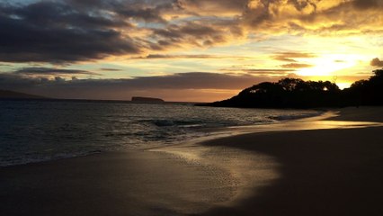 Makena beach, Maui - crazy sunset