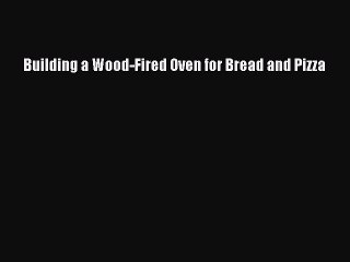 Download Building a Wood-Fired Oven for Bread and Pizza PDF Online