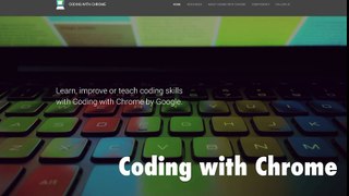 Coding with Chrome Promo