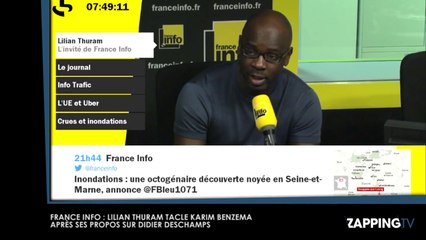 Lilian Thuram tacle violemment Karim Benzema pour ses propos chocs sur Didier Deschamps (Vidéo)