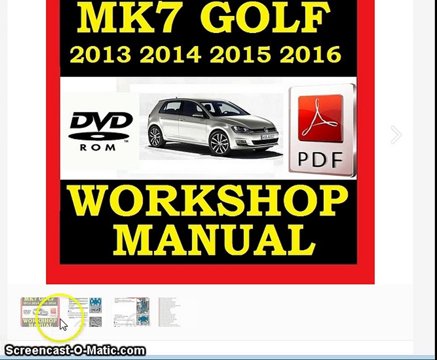►► VW VOLKSWAGEN GOLF MK7 VII WORKSHOP SERVICE REPAIR SHOP MANUAL 2013 2014 2015 2016