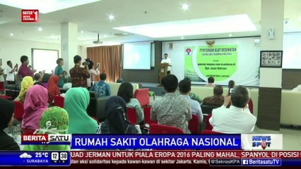 Menpora Resmikan Alat-Alat Kesehatan Baru di RS Olahraga Nasional