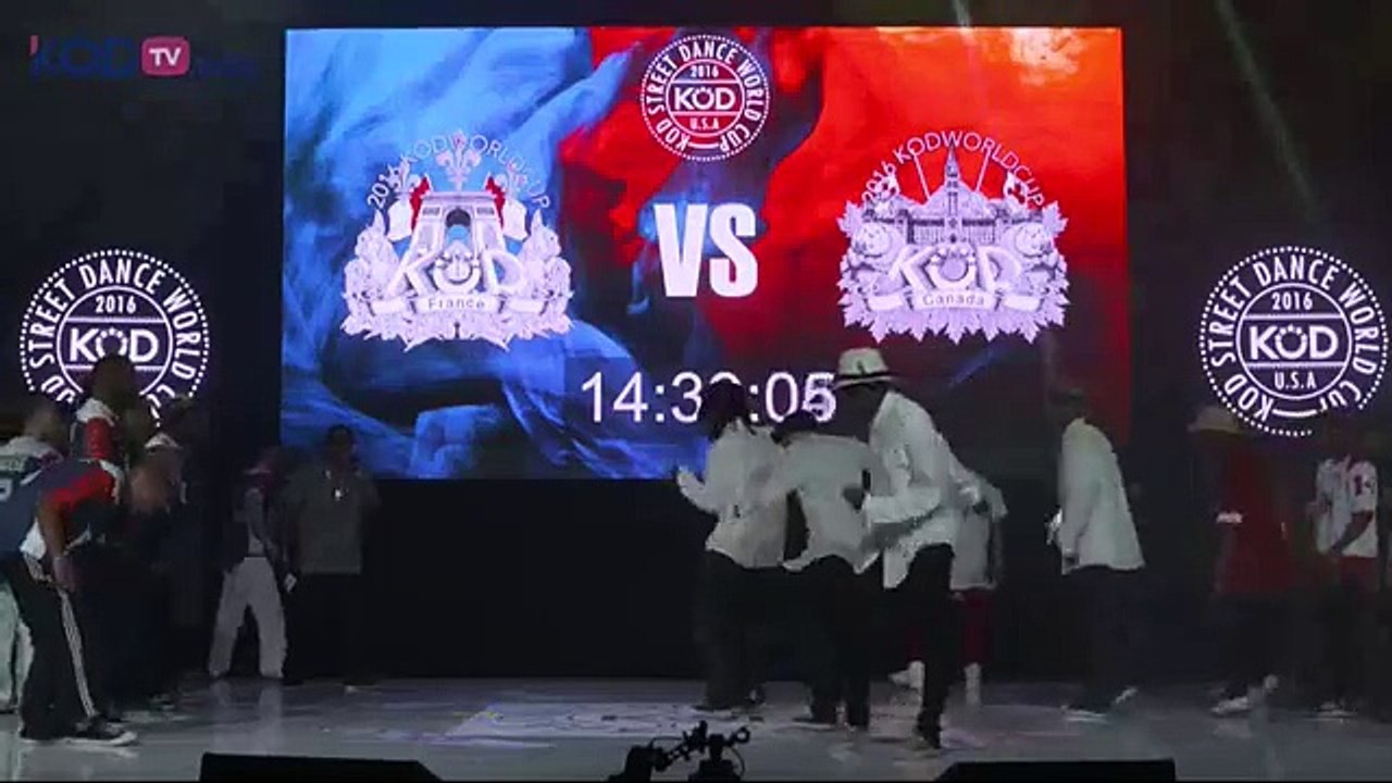 KODTV | France vs Canada | Popping | KOD World Cup 2016 Best 8