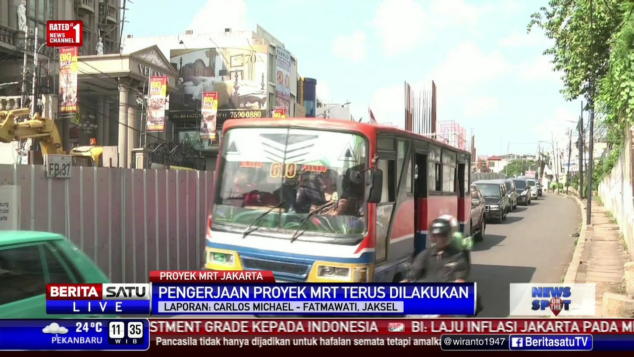 Proyek MRT Ditargetkan Selesai 2018