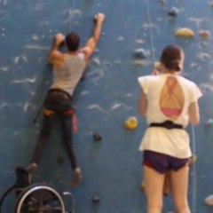 Um homem paralisado é uma inspiração