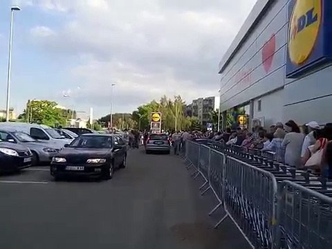 LIDL Grand opening in Lithuania, Vilnius