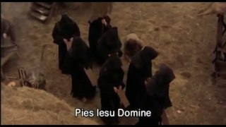Monty Python and The Holy Grail Monks with subtitles Sped Up and Reversed