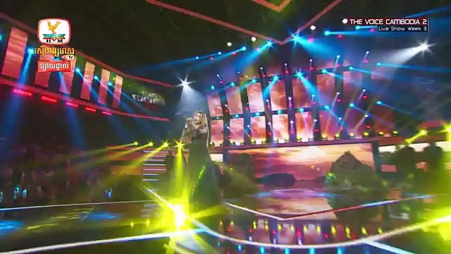 The Voice Cambodia - សាន ស្រីឡៃ - ខ្យល់បក់ចូលភ្នែក​ - Live Show 29 May 2016