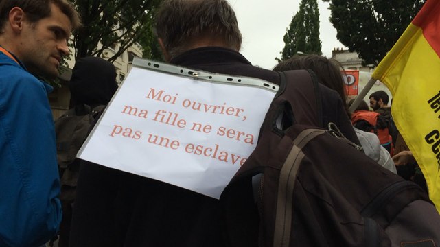 Manifestation anti loi Travail à Nantes