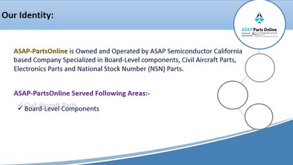 ASAP Parts Online Supplier of NSN and Civil Aircraft Parts