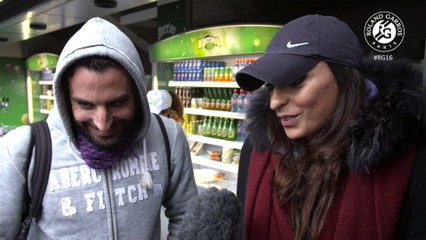 Roland-Garros 2016 - Micro-trottoir, quiz tennis