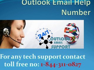 Outlook 1(844) 311-0827 Technical Support & Password Reset Number