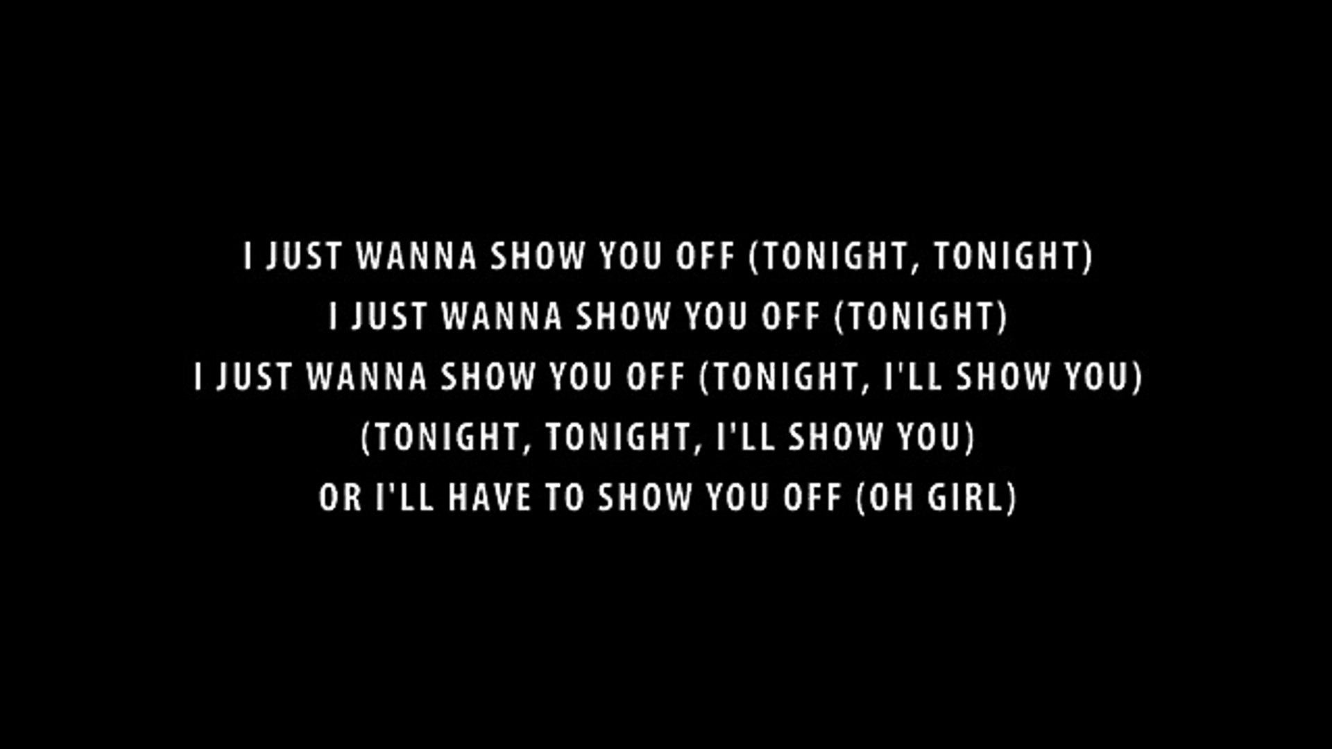 Justin Bieber - Show You Off [ Lyrics ] - Vidéo Dailymotion