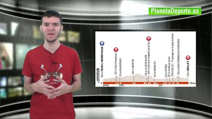 Critérium du Dauphiné 2016 etapa 4: Tain-l'Hermitage - Belley sin dificultades aparentes