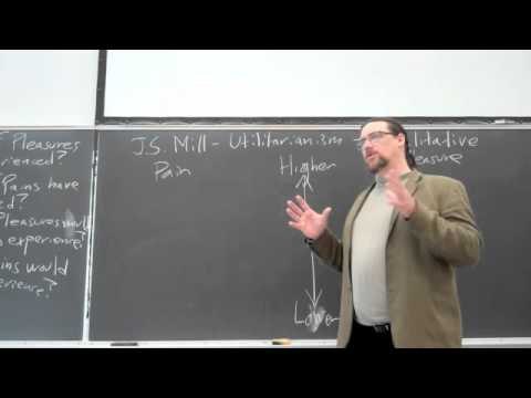 Ethics: John Stuart Mill, Utilitarianism, ch. 1-2
