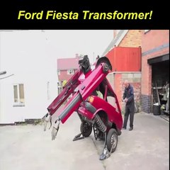 Transformaram este pequeno Ford Fiesta em algo incrivel e louco!