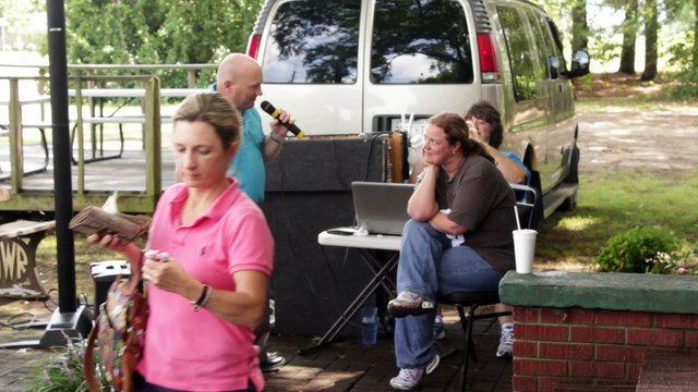 Danny McCorkle sings 'Just Pretend' to Anna Wiseguys Elvis Week 2014