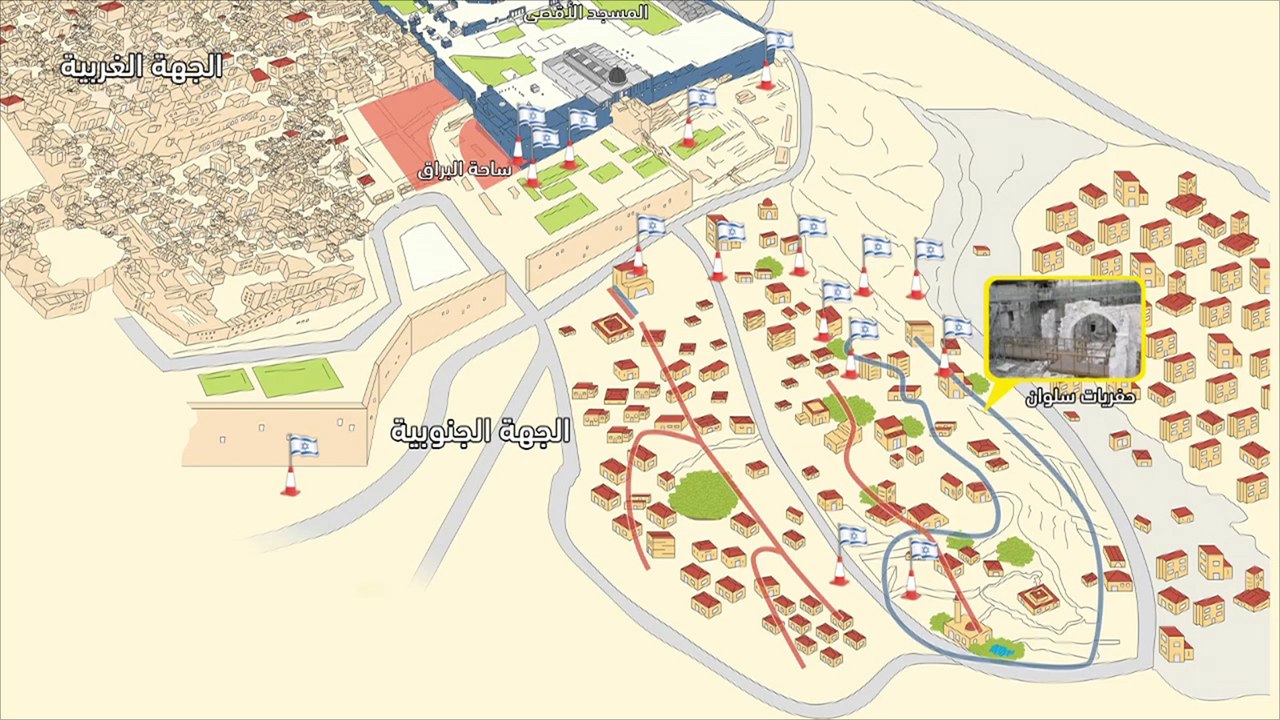القدس - الحفريات تحت الأقصى.. إنتاج القدس الدولية