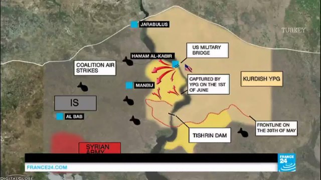 War in Syria: US-backed Syrian militias launch assault in north