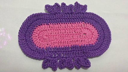 Cara Merajut Alas Piring Cantik