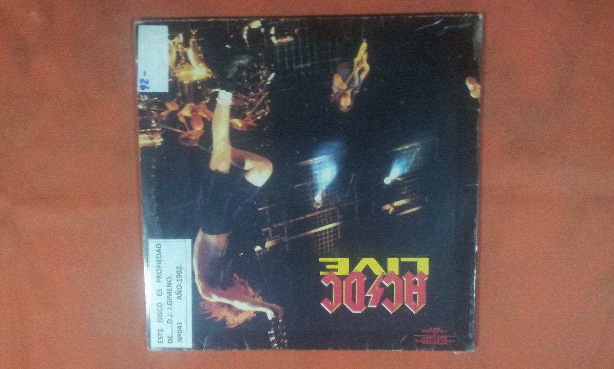 AC-DC.''LIVE.''.(LET THERE BE ROCK.)(12'' LP.)(1992.)