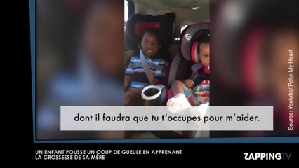 Elle annonce sa grossesse à son fils qui pousse un violent coup de gueule (Vidéo)