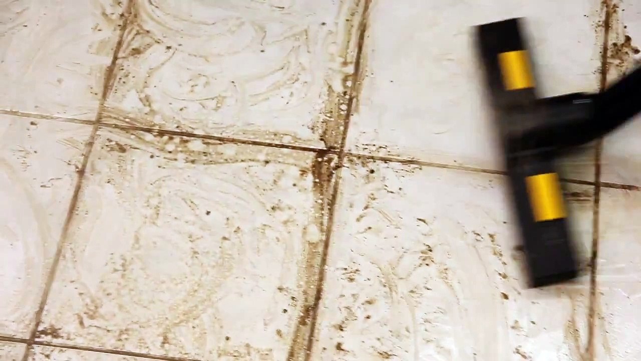 Grout and Tile Steam Cleaning with Daimer Tile Steam Cleaner Machine