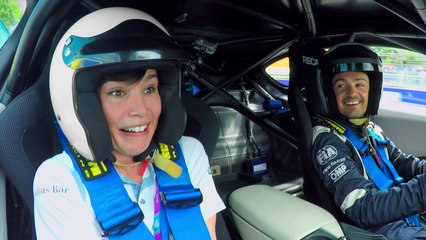 GoPro Onboard: BMW i8 Berlin Lap TERRIFIES Lizelle Coetzee!