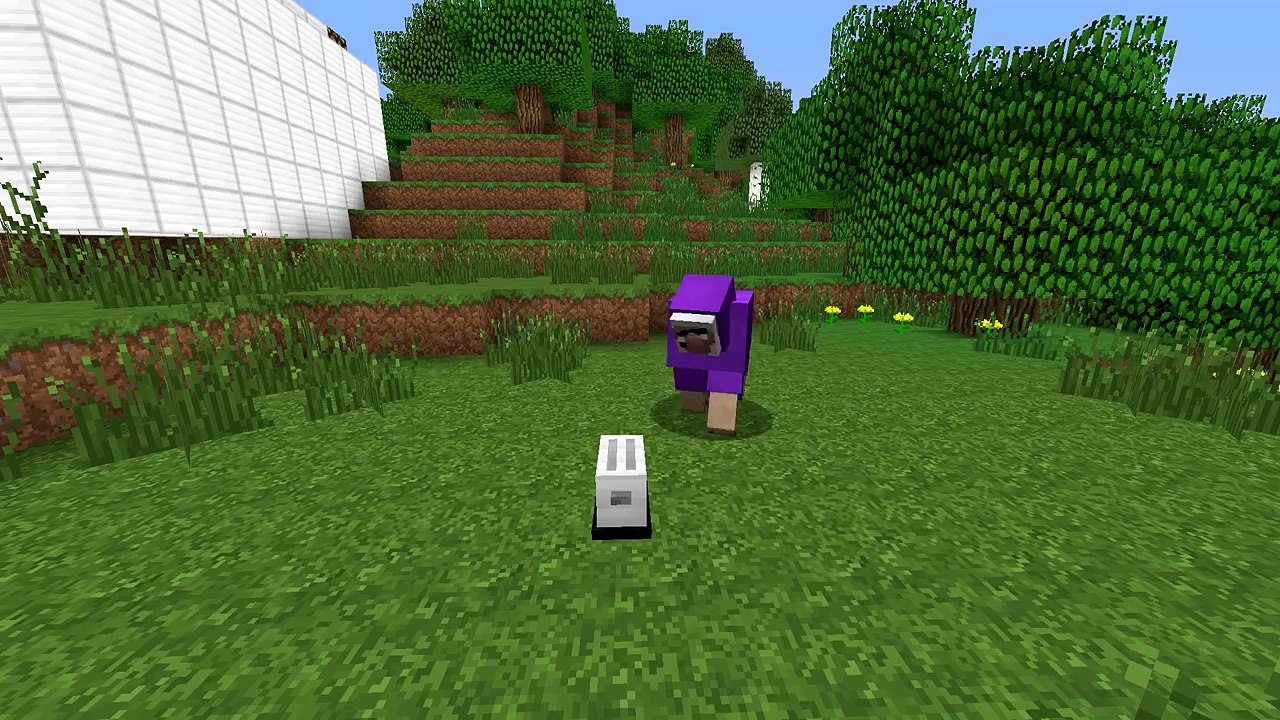 PURPLE SHEP MAKES A YOUTUBE CHANNEL!! | Minecraft