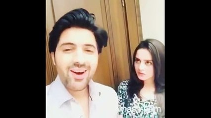 Top Pakistani Actress Aiman Khan  best Dubsmash of 2015.must watch.