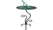 Rome B53 1 Scrolled Sundial Pedestal Bases Powder Coated Black Wrought Iron