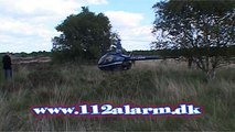 Helikopter styrtede ned ved Billund Lufthavn. 17/06-2008. Kl. 14.41.
