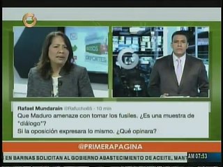 Esta diputada chavista insinuó que el gobierno use fusiles para garantizar la paz
