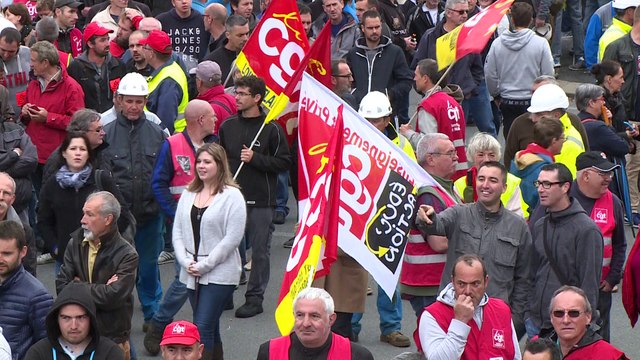Manifestation à Saint Nazaire