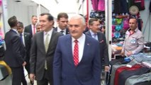 Başbakan Yıldırım Osmanlı Halk Pazarı'nı Gezdi
