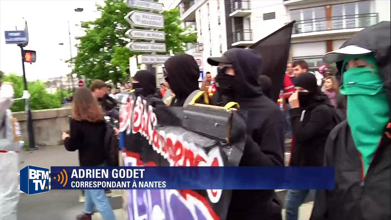 Nantes: des violences lors de la manifestation anti-loi Travail