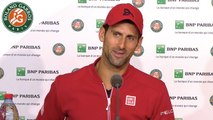Roland-Garros 2016 - Conférence de presse: Djokovic / 1/4