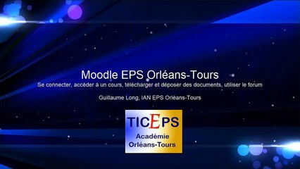 Utilisation du moodle EPS