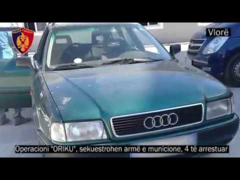 Report TV - Kapen me armë e municione në makinë, arrestohen 4 vlonjatë