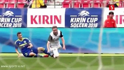 Ognjen Vranjes Red Card - Denmark vs Bosnia y Herzegovina 03-06-2016 HD