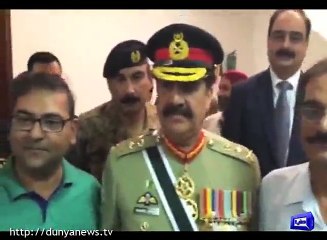 Army Chief media talk on CPEC & Drone attack, Report by Shakir Solangi, Dunya News.