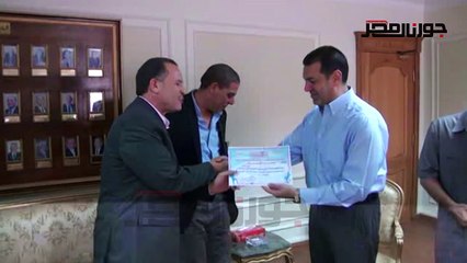 محافظ أسيوط يكرم نادى البدارى الرياضى لصعوده للدورى الممتاز