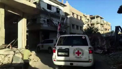 Cidade síria recebe 1º comboio humanitário desde 2012