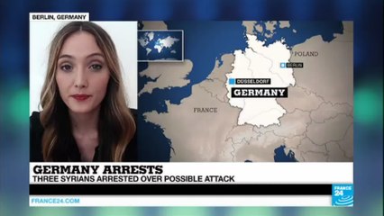 Germany : Three Syrians allegedly linked to Islamic state group arrested over possible terror attack