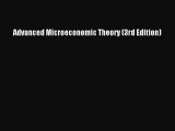 Read Advanced Microeconomic Theory (3rd Edition) ebook textbooks